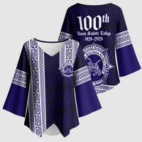Tonga Queen Salote College 100 years Kimono Sleeve Blouse QSC 1926-2026 Tongan Pattern