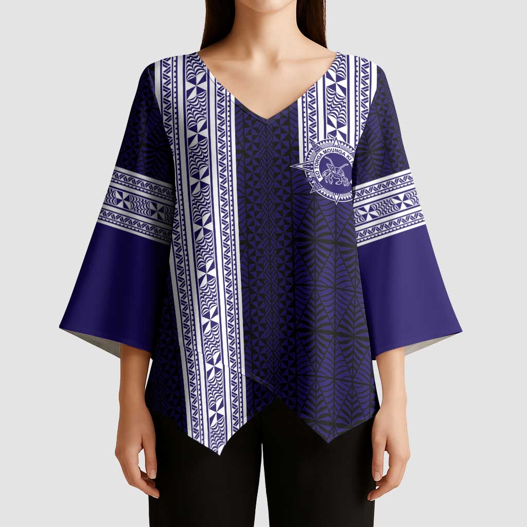 Tonga Queen Salote College 100 years Kimono Sleeve Blouse QSC 1926-2026 Tongan Pattern