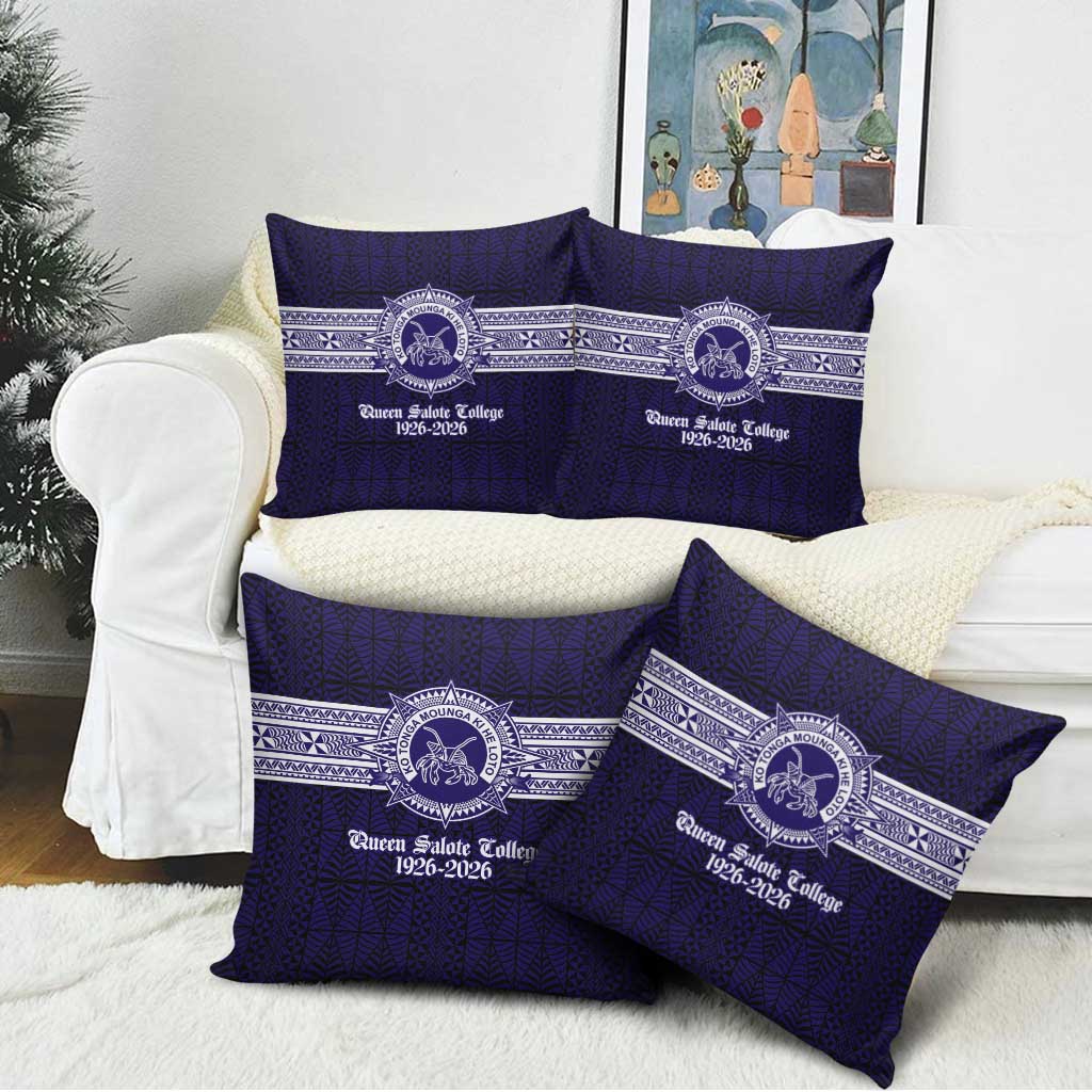 Tonga Queen Salote College 100 years Pillow Cover QSC 1926-2026 Tongan Pattern