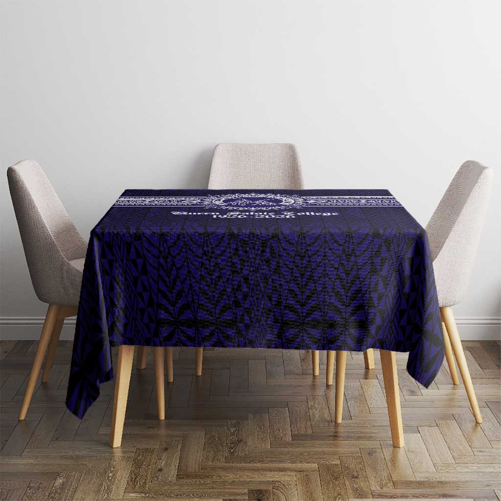Tonga Queen Salote College 100 years Tablecloth QSC 1926-2026 Tongan Pattern LT9 - Polynesian Pride