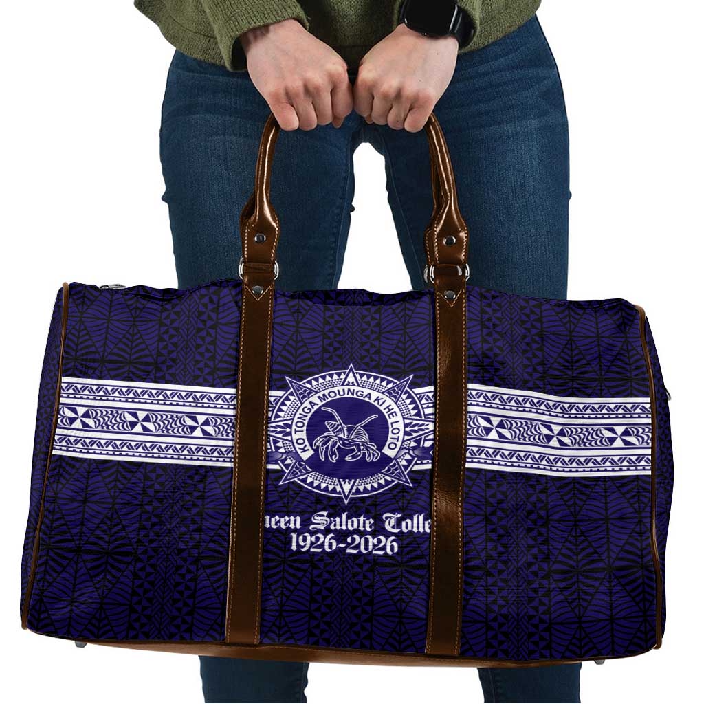 Tonga Queen Salote College 100 years Travel Bag QSC 1926-2026 Tongan Pattern