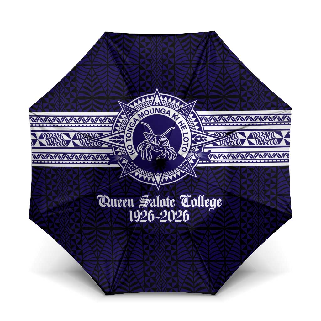 Tonga Queen Salote College 100 years Umbrella QSC 1926-2026 Tongan Pattern