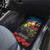 Kangaroo-Kiwi Soldier ANZAC Personalised Car Mats Golden Wattle and Pohutukawa Flowers