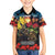 Kangaroo-Kiwi Soldier ANZAC Personalised Family Matching Long Sleeve Bodycon Dress and Hawaiian Shirt Golden Wattle and Pohutukawa Flowers