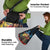 Kangaroo-Kiwi Soldier ANZAC Personalised Grocery Bag Golden Wattle and Pohutukawa Flowers