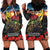 Kangaroo-Kiwi Soldier ANZAC Personalised Hoodie Dress Golden Wattle and Pohutukawa Flowers