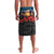 Kangaroo-Kiwi Soldier ANZAC Personalised Lavalava Golden Wattle and Pohutukawa Flowers