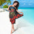 Kangaroo-Kiwi Soldier ANZAC Personalised Sarong Golden Wattle and Pohutukawa Flowers