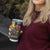Kangaroo-Kiwi Soldier ANZAC Personalised Tumbler Cup Golden Wattle and Pohutukawa Flowers