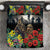 Kangaroo-Kiwi Soldier ANZAC Personalised Bedding Set Golden Wattle Poppy Flowers