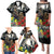 Kangaroo-Kiwi Soldier ANZAC Personalised Family Matching Puletasi and Hawaiian Shirt Golden Wattle Poppy Flowers