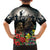 Kangaroo-Kiwi Soldier ANZAC Personalised Family Matching Summer Maxi Dress and Hawaiian Shirt Golden Wattle Poppy Flowers
