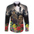 Kangaroo-Kiwi Soldier ANZAC Personalised Family Matching Summer Maxi Dress and Hawaiian Shirt Golden Wattle Poppy Flowers