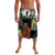 Kangaroo-Kiwi Soldier ANZAC Personalised Lavalava Golden Wattle Poppy Flowers