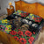 Kangaroo-Kiwi Soldier ANZAC Personalised Quilt Bed Set Golden Wattle Poppy Flowers