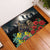 Kangaroo-Kiwi Soldier ANZAC Personalised Rubber Doormat Golden Wattle Poppy Flowers