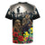 Kangaroo-Kiwi Soldier ANZAC Personalised Rugby Jersey Golden Wattle Poppy Flowers