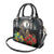 Kangaroo-Kiwi Soldier ANZAC Personalised Shoulder Handbag Golden Wattle Poppy Flowers