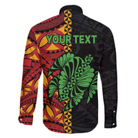 Personalised Tonga Emancipation Day Family Matching Tank Maxi Dress and Hawaiian Shirt Puleanga Fakatui O Since 1970