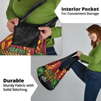 Personalised Tonga Emancipation Day Grocery Bag Puleanga Fakatui O Since 1970