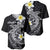 Aloha Hammerhead Shark Baseball Jersey Black Hawaiian Kakau Tribal Tattoo