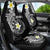 Aloha Hammerhead Shark Car Seat Cover Black Hawaiian Kakau Tribal Tattoo