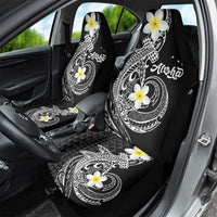 Aloha Hammerhead Shark Car Seat Cover Black Hawaiian Kakau Tribal Tattoo