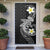 Aloha Hammerhead Shark Door Cover Black Hawaiian Kakau Tribal Tattoo - Polynesian Pride