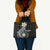 Aloha Hammerhead Shark Leather Bag Black Hawaiian Kakau Tribal Tattoo - Polynesian Pride