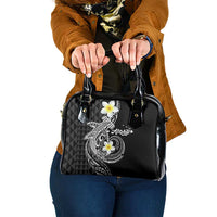 Aloha Hammerhead Shark Shoulder Handbag Black Hawaiian Kakau Tribal Tattoo LT9 One Size Black - Polynesian Pride
