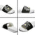 Aloha Hammerhead Shark Slide Sandals Black Hawaiian Kakau Tribal Tattoo - Polynesian Pride