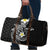 Aloha Hammerhead Shark Travel Bag Black Hawaiian Kakau Tribal Tattoo - Polynesian Pride