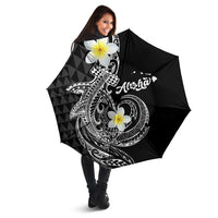 Aloha Hammerhead Shark Umbrella Black Hawaiian Kakau Tribal Tattoo - Polynesian Pride