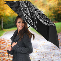 Aloha Hammerhead Shark Umbrella Black Hawaiian Kakau Tribal Tattoo - Polynesian Pride