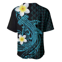 Aloha Hammerhead Shark Baseball Jersey Calypso Hawaiian Kakau Tribal Tattoo