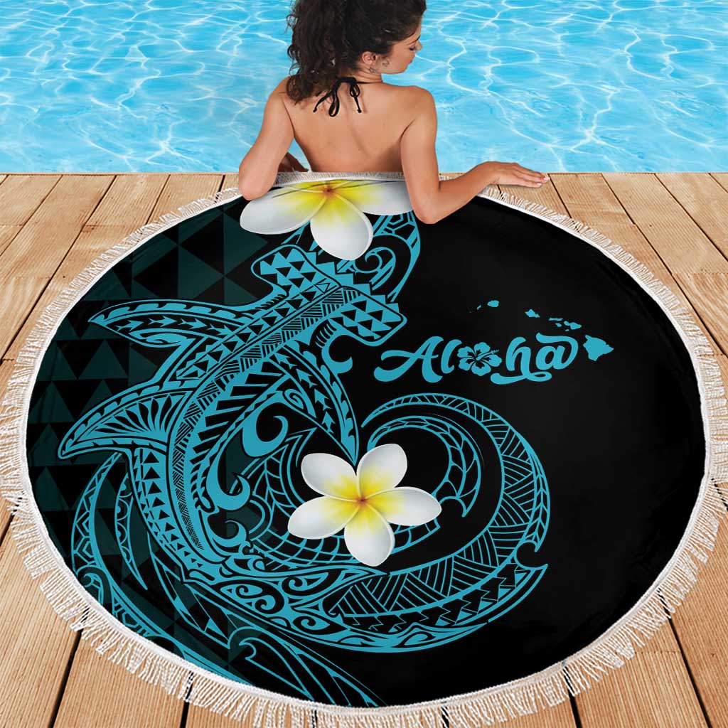 Aloha Hammerhead Shark Beach Blanket Calypso Hawaiian Kakau Tribal Tattoo