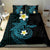 Aloha Hammerhead Shark Bedding Set Calypso Hawaiian Kakau Tribal Tattoo