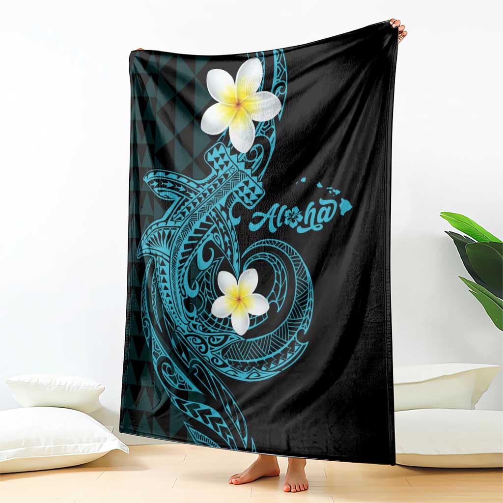 Aloha Hammerhead Shark Blanket Calypso Hawaiian Kakau Tribal Tattoo