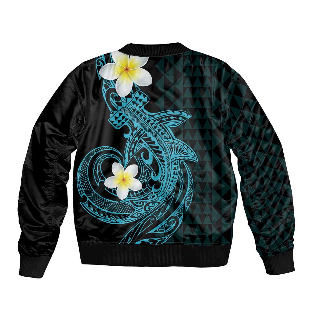 Aloha Hammerhead Shark Bomber Jacket Calypso Hawaiian Kakau Tribal Tattoo LT9 - Polynesian Pride