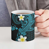 Aloha Hammerhead Shark Ceramic Mug Calypso Hawaiian Kakau Tribal Tattoo - Polynesian Pride