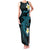 Aloha Hammerhead Shark Family Matching Tank Maxi Dress and Hawaiian Shirt Calypso Hawaiian Kakau Tribal Tattoo