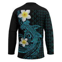 Aloha Hammerhead Shark Hockey Jersey Calypso Hawaiian Kakau Tribal Tattoo - Polynesian Pride