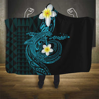 Aloha Hammerhead Shark Hooded Blanket Calypso Hawaiian Kakau Tribal Tattoo