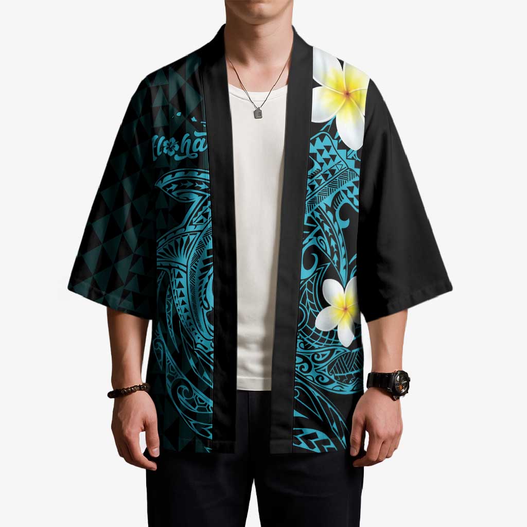 Aloha Hammerhead Shark Kimono Calypso Hawaiian Kakau Tribal Tattoo - Polynesian Pride