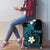 Aloha Hammerhead Shark Luggage Cover Calypso Hawaiian Kakau Tribal Tattoo