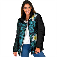Aloha Hammerhead Shark Padded Jacket Calypso Hawaiian Kakau Tribal Tattoo - Polynesian Pride