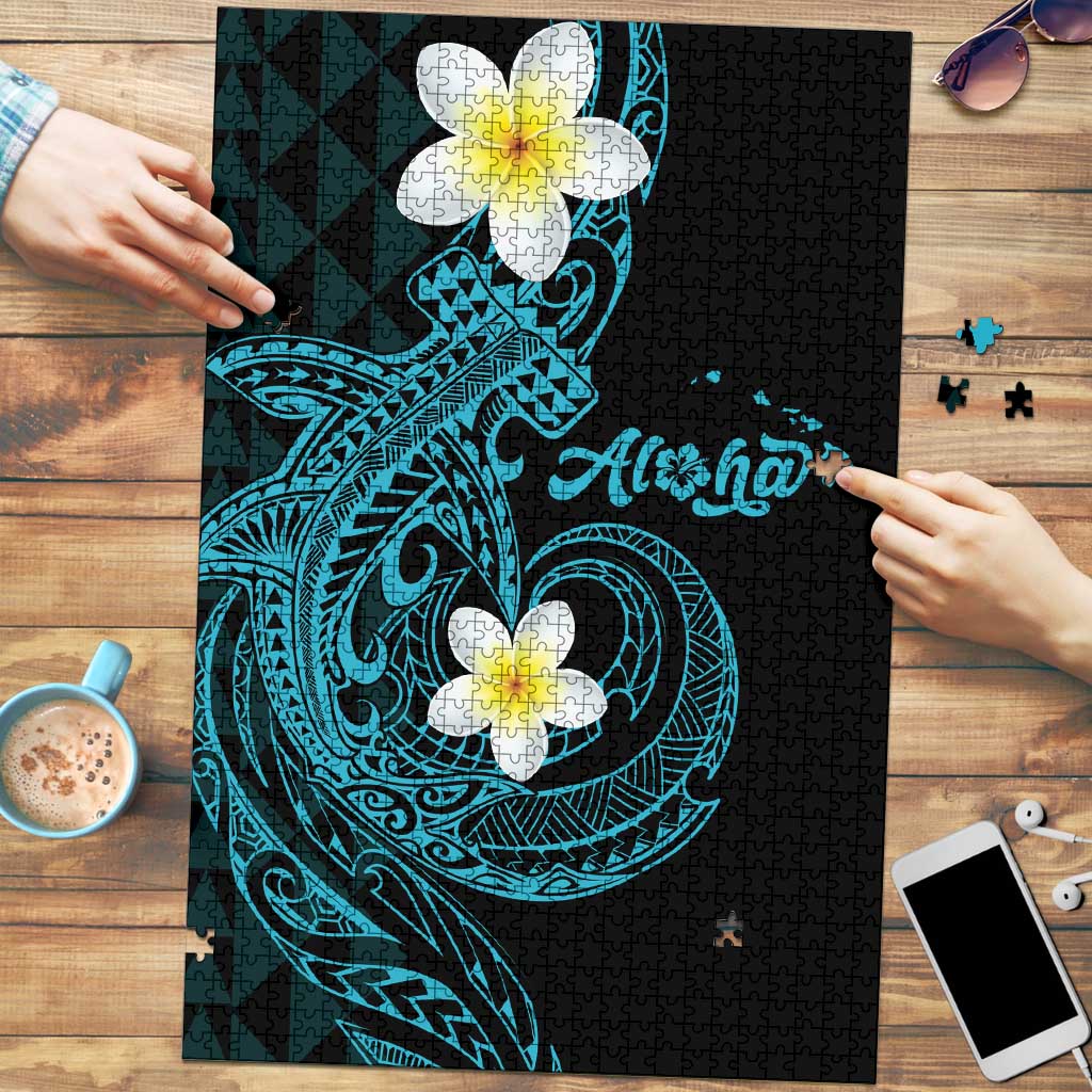 Aloha Hammerhead Shark Puzzle Calypso Hawaiian Kakau Tribal Tattoo - Polynesian Pride