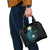 Aloha Hammerhead Shark Shoulder Handbag Calypso Hawaiian Kakau Tribal Tattoo
