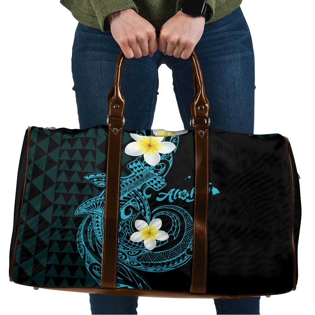 Aloha Hammerhead Shark Travel Bag Calypso Hawaiian Kakau Tribal Tattoo - Polynesian Pride