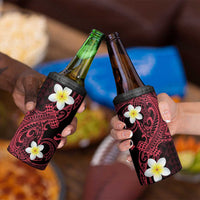 Aloha Hammerhead Shark 4 in 1 Can Cooler Tumbler Feverish Pink Hawaiian Kakau Tribal Tattoo